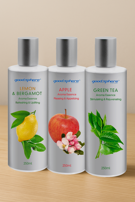 Mood Boost Essentials – Lemon & Bergamot + Apple + Green Tea (3 x 250ml)