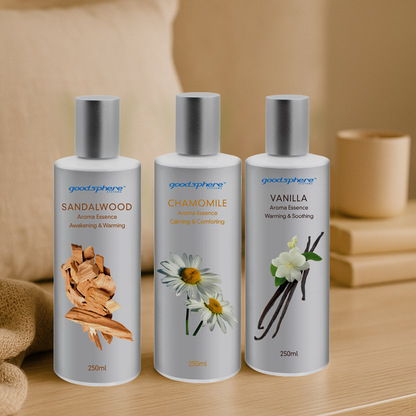 Tranquility Trio – Sandalwood  + Chamomile + Vanilla (3 x 250ml)