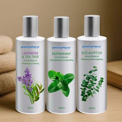 Wellness Trio – Lavender & Tea Tree + Peppermint + Eucalyptus