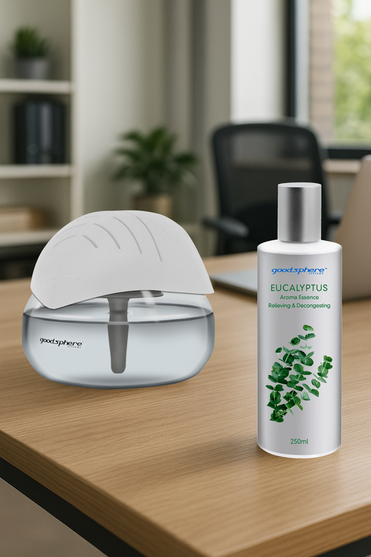 Refresh & Focus Bundle – Goodsphere Original Device + Eucalyptus Essence (250ml)