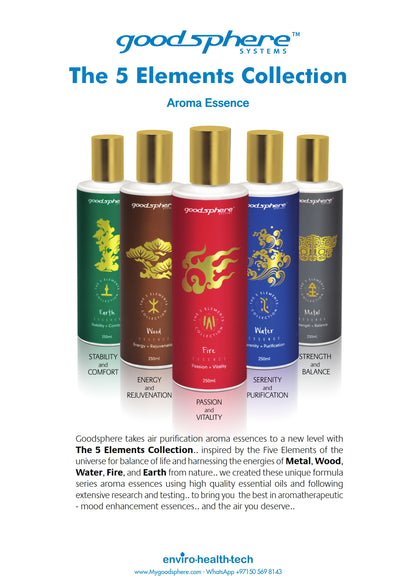Five Aroma Elements Collection - Essence Set – (5 x 250ml)